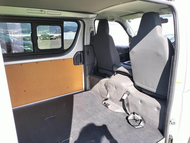 ハイエースバン ロングＤＸ　３人乗り／積載量１２５０キロ／純正ナビ／バックカメラ／ＥＴＣ／両側スライドドア／キーレス／集中ドアロック／ＡＢＳ／ヘッドライトイベライザー（50枚目）