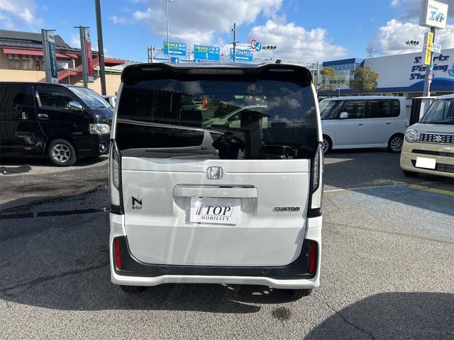 Ｎ－ＢＯＸカスタム ターボコーディネートスタイル　純正ギャザズナビゲーションシステム　リア天井モニター　バックカメラ　コーナーセンサー　クルーズコントロール　電動パーキングブレーキ　ブレーキホールド　フルオートエアコン　両側パワースライドドア（6枚目）