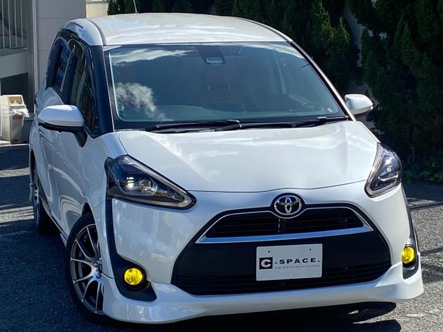 シエンタ G 社外フルエアロ カロッツェリアフリップダウンモニター ローダウン LEONIS17インチAW KENWOODスピーカー 両側パワースライドドア KENWOODナビ バックカメラ フルセグTV(6枚目)