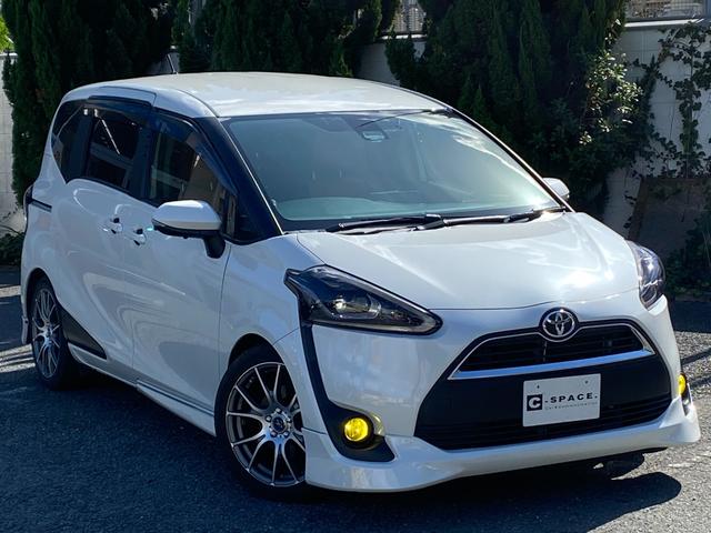 シエンタ G 社外フルエアロ カロッツェリアフリップダウンモニター ローダウン LEONIS17インチAW KENWOODスピーカー 両側パワースライドドア KENWOODナビ バックカメラ フルセグTV(7枚目)