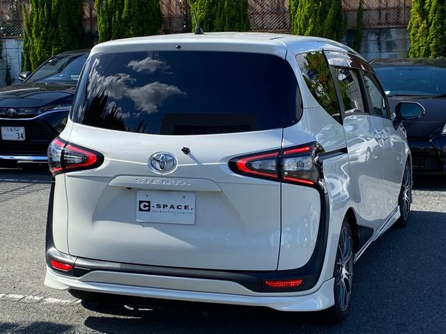 シエンタ G 社外フルエアロ カロッツェリアフリップダウンモニター ローダウン LEONIS17インチAW KENWOODスピーカー 両側パワースライドドア KENWOODナビ バックカメラ フルセグTV(9枚目)