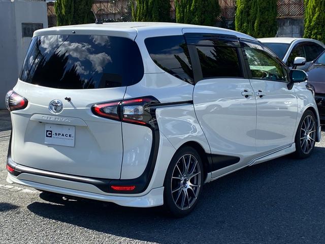 シエンタ G 社外フルエアロ カロッツェリアフリップダウンモニター ローダウン LEONIS17インチAW KENWOODスピーカー 両側パワースライドドア KENWOODナビ バックカメラ フルセグTV(10枚目)