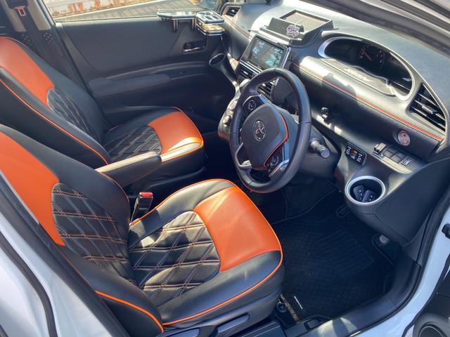 シエンタ G 社外フルエアロ カロッツェリアフリップダウンモニター ローダウン LEONIS17インチAW KENWOODスピーカー 両側パワースライドドア KENWOODナビ バックカメラ フルセグTV(14枚目)