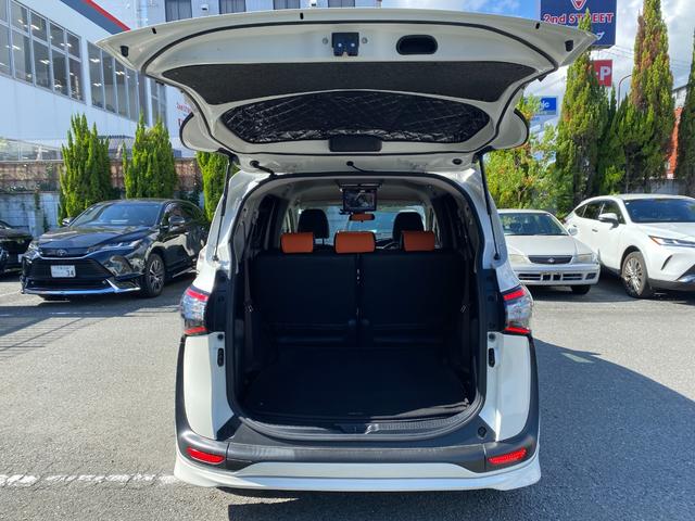 シエンタ G 社外フルエアロ カロッツェリアフリップダウンモニター ローダウン LEONIS17インチAW KENWOODスピーカー 両側パワースライドドア KENWOODナビ バックカメラ フルセグTV(18枚目)