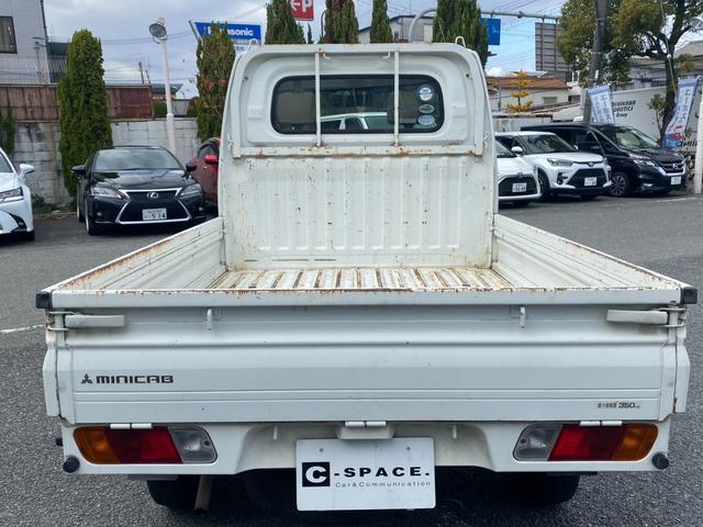 ミニキャブトラック Ｖタイプ　現状販売　５速マニュアル　エアコン　　積載量３５０キロ　タイミングベルト交換済み　ワンオーナー車　ＥＴＣ（11枚目）