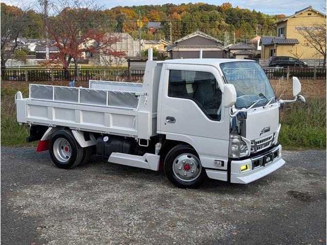 エルフトラック 3t低床強化ダンプ・3tダンプ・6MT・フルフラットロー 積載3000kg・リアロックピン2か所・角出し左右・低床ダンプ・強化ダンプ(4枚目)