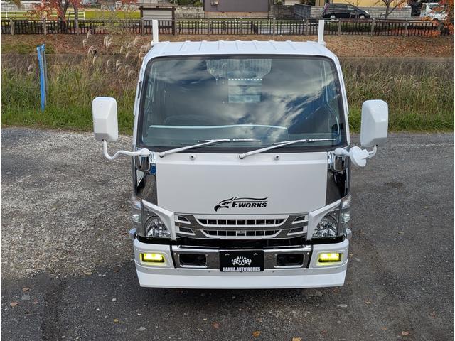 エルフトラック 3t低床強化ダンプ・3tダンプ・6MT・フルフラットロー 積載3000kg・リアロックピン2か所・角出し左右・低床ダンプ・強化ダンプ(7枚目)