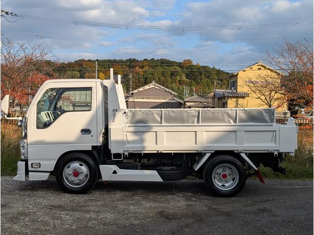 エルフトラック 3t低床強化ダンプ・3tダンプ・6MT・フルフラットロー 積載3000kg・リアロックピン2か所・角出し左右・低床ダンプ・強化ダンプ(12枚目)