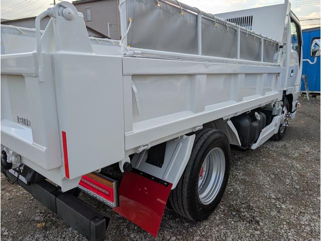 エルフトラック 3t低床強化ダンプ・3tダンプ・6MT・フルフラットロー 積載3000kg・リアロックピン2か所・角出し左右・低床ダンプ・強化ダンプ(22枚目)