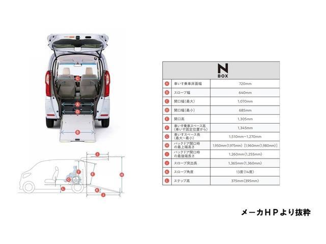 Ｇ　福祉車両　車いす１基仕様　スロープタイプ　電動ウインチ　ウインチリモコン有　リアシート有　アイドリングストップ　オーディオ　ミュージックプレイヤー　禁煙車　スマートキー　ベンチシート　スローパータイプ(3枚目)