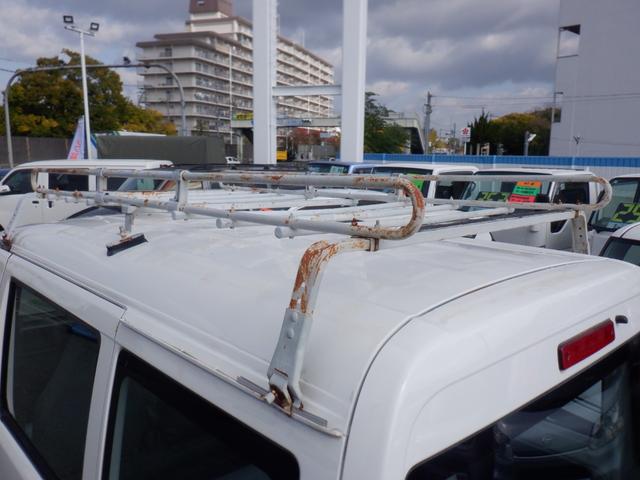 ミニキャブバン CD ハイルーフ ルーフキャリア付き 5速MT車 両側スライドドア エアコン 取扱説明書(40枚目)