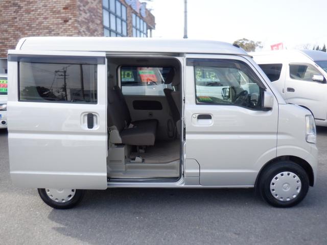 NV100クリッパーバン GX エマージェンシーブレーキ 衝突軽減装置 横滑り防止装置 レーンキープアシスト 障害物センサー 電動電格ミラー オートライト リアヒーター キーレス CD 両側スライドドア ドアバイザー 点検整備記録簿(6枚目)