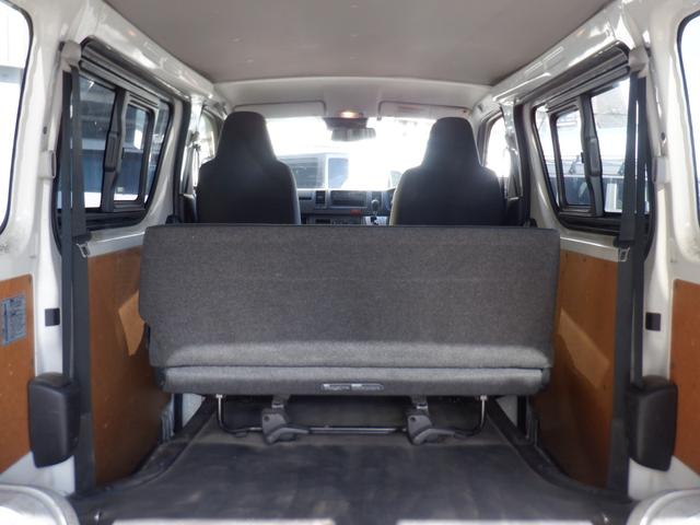 ハイエースバン ＤＸ　５ドア　２．８ディーゼルターボ　ＤＸロング　６人乗　低床　ワンオーナー　ＥＴＣ　バックカメラ　キーレス　オートハイビーム　衝突軽減装置　レーンキープアシスト　ＭＴモード　２列目小窓　スモーク施工済車両（20枚目）
