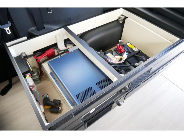 ハイエースバン リンエイ バカンチェス ワンオーナー FFヒーター ナビ 2WD ディーゼル ターボ ワンオーナー 8ナンバー キャンピングカー FFヒーター ツインサブバッテリー インバーター 走行充電器 ソーラーパネル 冷蔵庫 メモリーナビ ETC ドラレコ(14枚目)