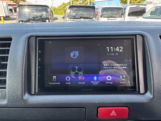 ハイエースバン ロングDX GLパッケージ 法人ワンオーナー ディーゼルターボ LEDヘッドライト パイオニアディスプレイオーディオ バックカメラ 助手席エアバッグ キーレス 令和5年11月197316km時タイミングベルト交換済み(40枚目)