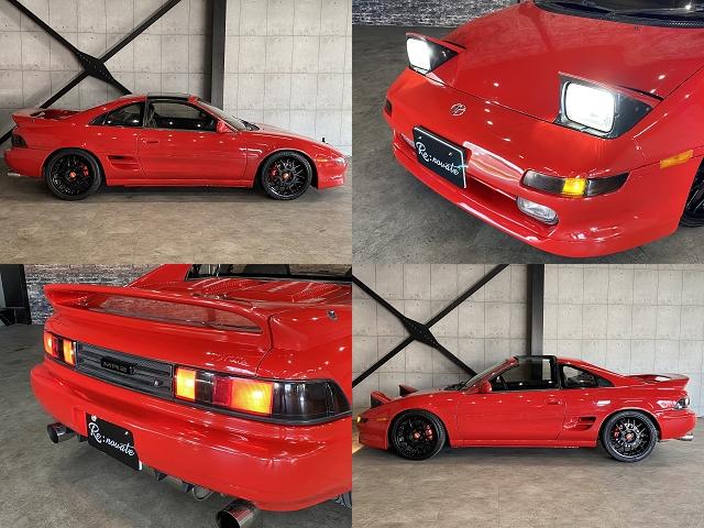 ＭＲ２ ＧＴ　９．４万ｋｍ時タイベル交換済・Ｔバールーフ・ＢＢＳ　１７ＡＷ・ＢＬＩＴＺ車高調・外マフラー・ＨＩＤライト・フォグ・ナビ・ＴＶ・ＥＴＣ・禁煙・修復無（2枚目）