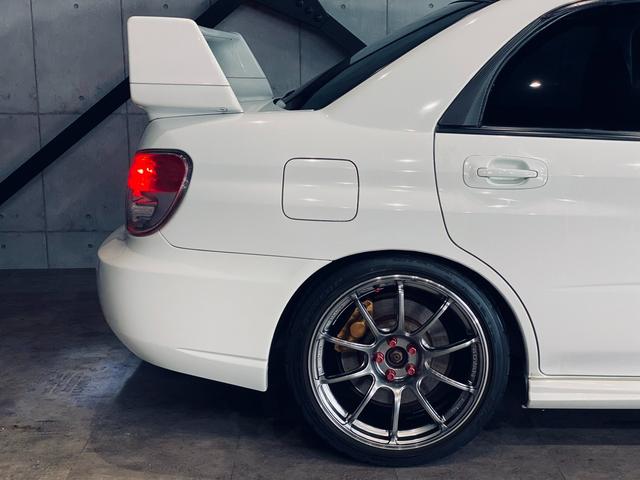 インプレッサ ＷＲＸ　ＳＴｉ　タイベル交換済・ＨＫＳ車高調・ＡＤＶＡＮ１８ＡＷ・ＦＵＪＩＴＳＵＢＯマフラー・Ｂｒｅｍｂｏブレーキ・Ｄｅｆｉ追加メーター・キーレス・ＨＩＤ・フォグＨＩＤ・禁煙・修復無（47枚目）