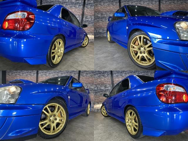 インプレッサ ＷＲＸ　ＳＴｉ　Ｂｒｅｍｂｏブレーキ・ＳＴＩマフラー・専用ＳＴＩシート・純正１７ＡＷ・ＨＩＤライト・キーレス・禁煙・修復無（10枚目）