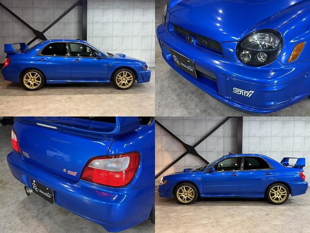 インプレッサ ＷＲＸ　ＳＴｉプロドライブスタイル　ルーフベンチレーター／専用Ｆバンパー・サイドスカート・リアウイング／専用メーター板／ＳＴＩマフラー・タワーバー／純正ヘッドライトガーニッシュ／純正１７ＡＷ／ＭＯＭＯステ／ＨＤＤナビ／ＣＤ／ＥＴＣ（2枚目）