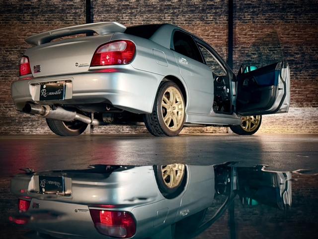 インプレッサ WRX STi HKSリーガマックスマフラー/HKSブースト計/HDDナビ/ターボタイマー/ETC/HIDヘッドライト/純正17インチアルミ/リモコンキー/AWD/6速マニュアル/ボクサーサウンド(6枚目)