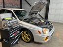 インプレッサ WRX STi HKSリーガマックスマフラー/HKSブースト計/HDDナビ/ターボタイマー/ETC/HIDヘッドライト/純正17インチアルミ/リモコンキー/AWD/6速マニュアル/ボクサーサウンド(4枚目)