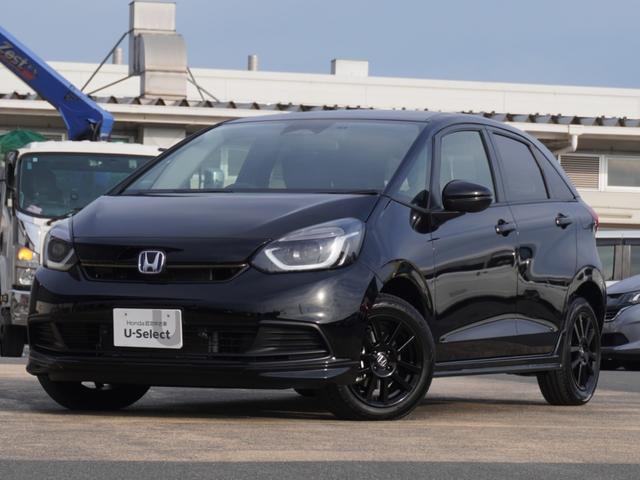 フィット ｅ：ＨＥＶホームブラックスタイル　デモカー　９インチナビ　ＢＬＡＣＫＳＴＹＬＥ専用１５インチアルミホイール　バックカメラ　ドラレコ　ＥＴＣ　アダプティブクルーズコントロール　　ＬＥＤヘッドライト　衝突被害軽減ブレーキ　禁煙車（24枚目）