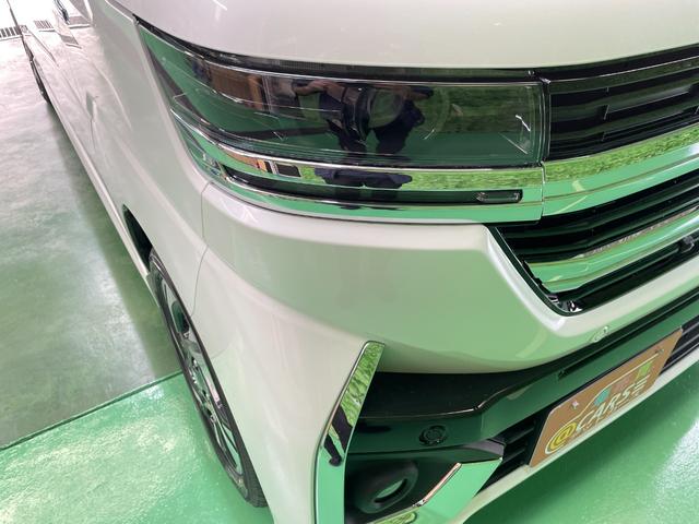 スペーシアカスタム ハイブリッドＸＳ　届出済未使用車　両電動スライドドア　純正ナビ　フルセグ　全周囲カメラ　障害物センサー　ブルートゥース　ＷＩＦＩ　レーダークルーズ　衝突軽減ブレーキ　ＬＥＤヘッド・フォグ　オートライト　スマキー　禁煙車（67枚目）