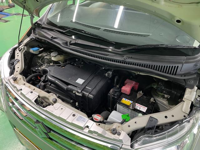 ワゴンＲ ＦＸリミテッドＩＩ　ＣＤプレイヤー　ＥＴＣ　スマートキー　ウィンカーミラー　オートエアコン　電動格納ミラー　純正エアロ　本革ステアリング　Ｗエアバッグ　純正セキュリティ　禁煙車　オゾン消臭施工済み（28枚目）