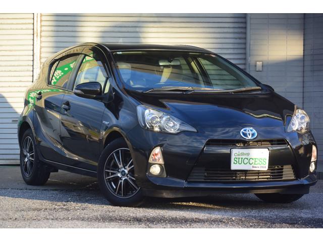 アクア Ｓ　ユーザー様仕入・ハイブリッド車・ヘッドライトウォッシャー・運転席助手席シートヒーター・Ｐスターター・スマートキー・純正メモリーナビ・ＬＥＤライト・社外１５インチ・カラーレーンガイド付きＢモニター（22枚目）