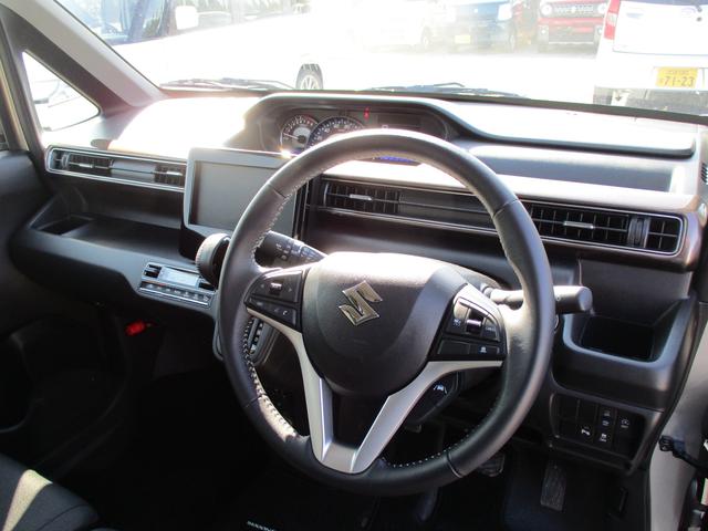 ワゴンＲカスタムＺ カスタムＺ　ＨＹＢＲＩＤ　ＺＸ　４型　セイフティーサポート　オートライト　プッシュスタート　シートヒーター　オートエアコン　スズキセーフティーサポート　アイドリングストップ　横滑り防止機能　衝突安全ボディ　盗難防止システム（10枚目）