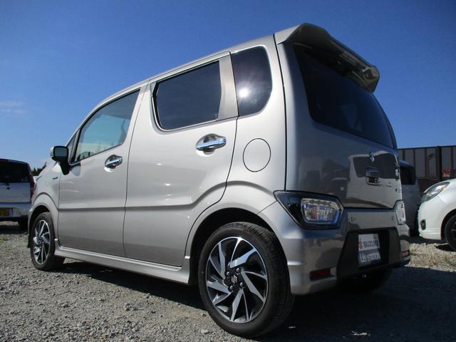 ワゴンＲカスタムＺ カスタムＺ　ＨＹＢＲＩＤ　ＺＸ　４型　セイフティーサポート　オートライト　プッシュスタート　シートヒーター　オートエアコン　スズキセーフティーサポート　アイドリングストップ　横滑り防止機能　衝突安全ボディ　盗難防止システム（26枚目）