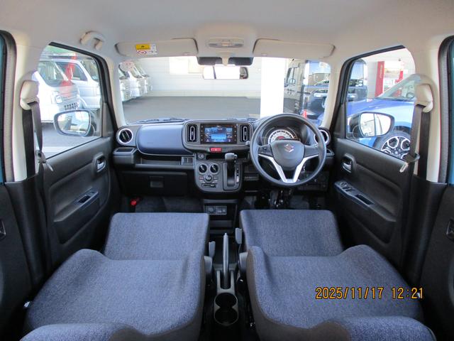 アルト ＨＹＢＲＩＤ　Ｓ　２型　モニター付オーディオ　当社試乗車　バックカメラ　オートライト　シートヒーター　スズキセーフティーサポート　アイドリングストップ　横滑り防止機能　衝突安全ボディ（3枚目）