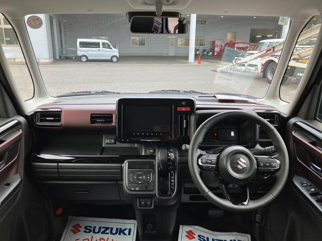 スペーシアカスタム カスタム HYBRID XS 当社試乗車使用 全方位カメラ バックカメラ オートライト Bluetooth スライドドア 純正ナビ プッシュスタート シートヒーター オートエアコン 禁煙車 スズキセーフティーサポート 衝突被害軽減システム アイドリングストップ(4枚目)