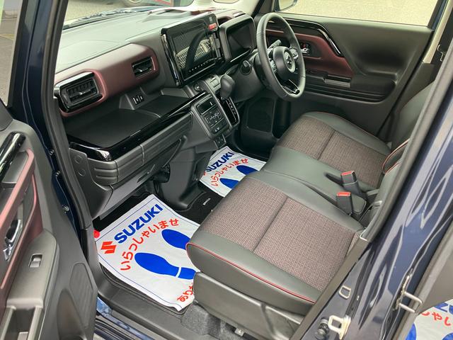 スペーシアカスタム カスタム HYBRID XS 当社試乗車使用 全方位カメラ バックカメラ オートライト Bluetooth スライドドア 純正ナビ プッシュスタート シートヒーター オートエアコン 禁煙車 スズキセーフティーサポート 衝突被害軽減システム アイドリングストップ(15枚目)