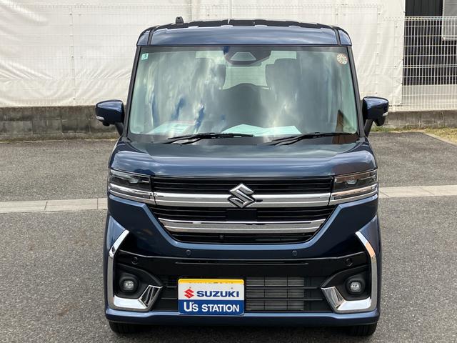 スペーシアカスタム カスタム HYBRID XS 当社試乗車使用 全方位カメラ バックカメラ オートライト Bluetooth スライドドア 純正ナビ プッシュスタート シートヒーター オートエアコン 禁煙車 スズキセーフティーサポート 衝突被害軽減システム アイドリングストップ(21枚目)