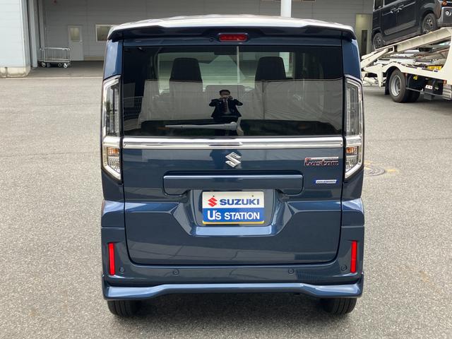 スペーシアカスタム カスタム HYBRID XS 当社試乗車使用 全方位カメラ バックカメラ オートライト Bluetooth スライドドア 純正ナビ プッシュスタート シートヒーター オートエアコン 禁煙車 スズキセーフティーサポート 衝突被害軽減システム アイドリングストップ(23枚目)