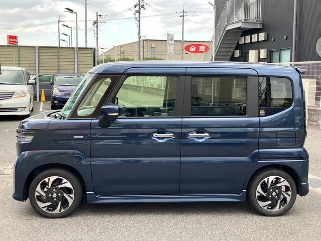 スペーシアカスタム カスタム HYBRID XS 当社試乗車使用 全方位カメラ バックカメラ オートライト Bluetooth スライドドア 純正ナビ プッシュスタート シートヒーター オートエアコン 禁煙車 スズキセーフティーサポート 衝突被害軽減システム アイドリングストップ(24枚目)