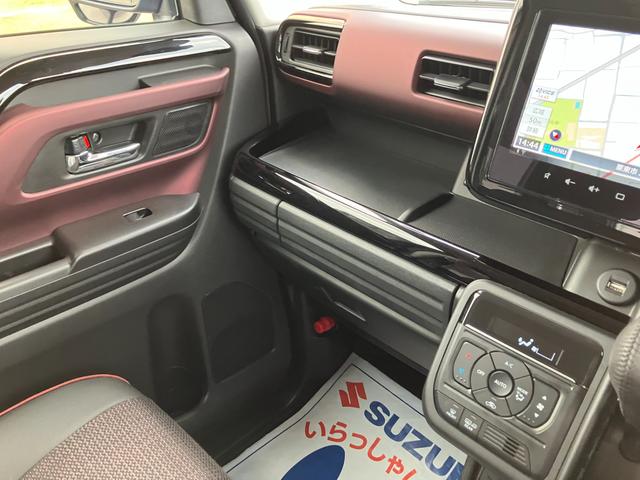 スペーシアカスタム カスタム HYBRID XS 当社試乗車使用 全方位カメラ バックカメラ オートライト Bluetooth スライドドア 純正ナビ プッシュスタート シートヒーター オートエアコン 禁煙車 スズキセーフティーサポート 衝突被害軽減システム アイドリングストップ(56枚目)