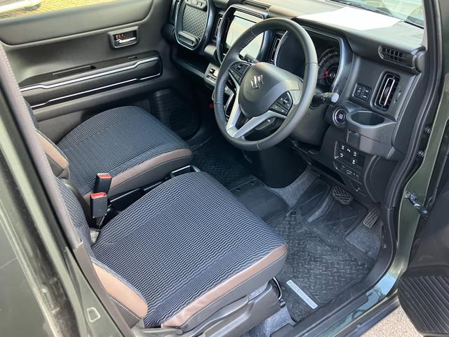 ハスラー Ｊスタイルターボ　ナビ　全方位カメラ付き　シートヒーター付き　バックカメラ　オートライト　Ｂｌｕｅｔｏｏｔｈ　純正ナビ　プッシュスタート　シートヒーター　オートエアコン　スズキセーフティーサポート　衝突被害軽減システム　アイドリングストップ　横滑り防止機能（8枚目）