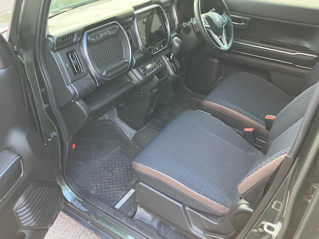 ハスラー Ｊスタイルターボ　ナビ　全方位カメラ付き　シートヒーター付き　バックカメラ　オートライト　Ｂｌｕｅｔｏｏｔｈ　純正ナビ　プッシュスタート　シートヒーター　オートエアコン　スズキセーフティーサポート　衝突被害軽減システム　アイドリングストップ　横滑り防止機能（13枚目）