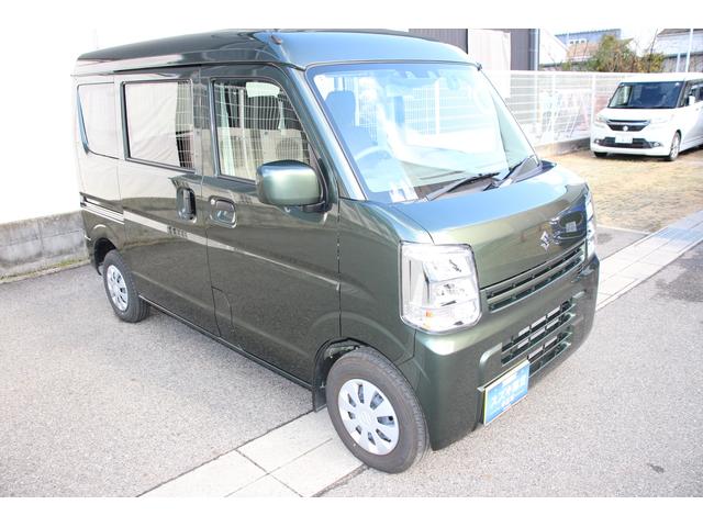 エブリイ PC 6型 5速 モニター付オーディオ ドラレコ ETC バックカメラ ドライブレコーダー オートライト スライドドア シートヒーター 衝突被害軽減システム 衝突安全ボディ(23枚目)