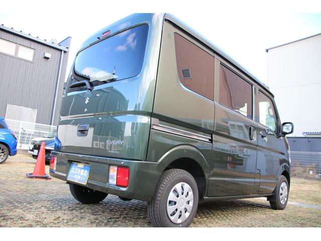 エブリイ PC 6型 5速 モニター付オーディオ ドラレコ ETC バックカメラ ドライブレコーダー オートライト スライドドア シートヒーター 衝突被害軽減システム 衝突安全ボディ(25枚目)