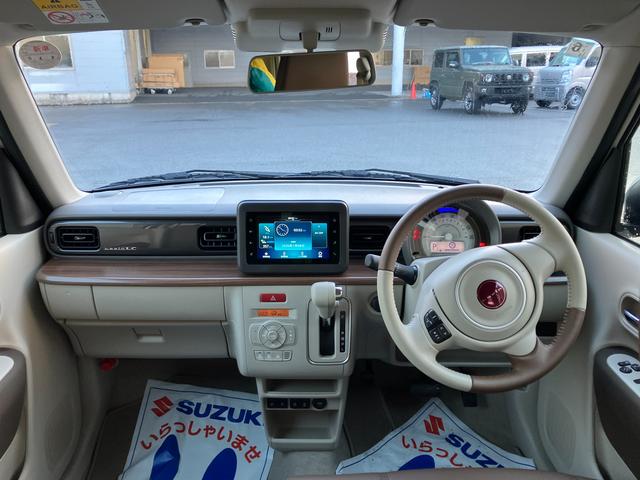 アルトラパンＬＣ ＬＣ　Ｘ　５型　ディスプレイオーデイオ　バックカメラ　バックカメラ　オートライト　Ｂｌｕｅｔｏｏｔｈ　プッシュスタート　シートヒーター　オートエアコン　禁煙車　スズキセーフティーサポート　衝突被害軽減システム　アイドリングストップ　横滑り防止機能（4枚目）