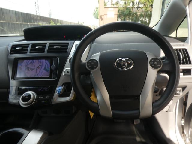 G 1オーナーユーザー様買取禁煙車 7人乗り 新品アルパイン後席モニター ナビTV Bカメラ Dレコ DVD Bluetooth LEDヘッド クルーズC ETC H24年〜R3/8D記録簿 ZVW40W(7枚目)