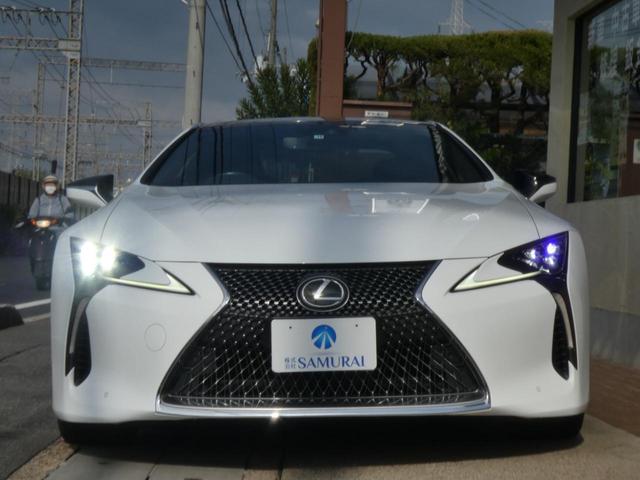 LC500 Sパッケージ V型8気筒EG&DirectShift10速AT ホワイトノーヴァガラスフレーク/レッド 寒冷地 カーボンR セーフティー+ GRSギア比可変ステアリング LDHダイナミックHS URZ100(45枚目)