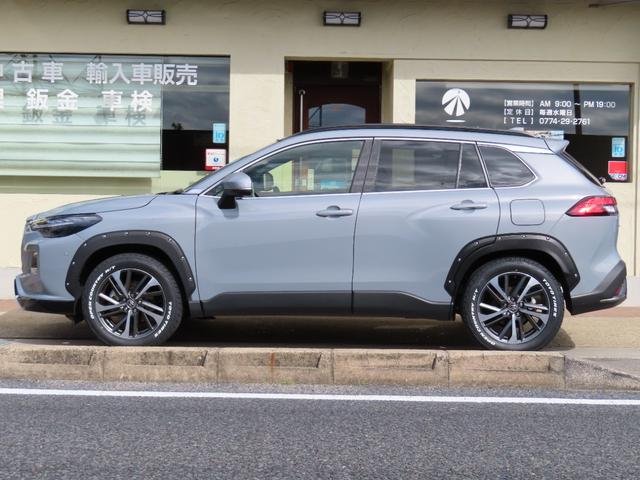 カローラクロス ハイブリッド Z 1オーナーユーザー様買取禁煙車 ラブクロス(フロントフェイスキット&OVフェンダー,純正202塗装塗り分け)新品TOYOタイヤオープンカントリーH/TII トヨタTM PVM Aパーク Gコーティング(47枚目)