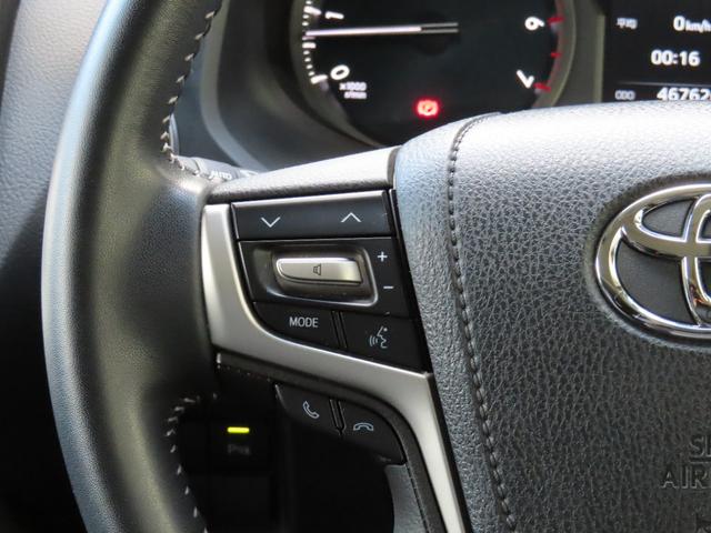 ランドクルーザープラド ＴＸ　Ｌパッケージ・ブラックエディション　１オーナーユーザー様買取禁煙車　２インチリフトＵＰ　ＤＦ１７ＡＷ　ＢＦグッドリッチＡ／Ｔ　ＳＲ　７人乗り　アルパイン９インチナビＴＶ　　Ｂカメラ　ルーフキャリア　ヒッチメンバー　Ｓヒーター／エアコン（18枚目）