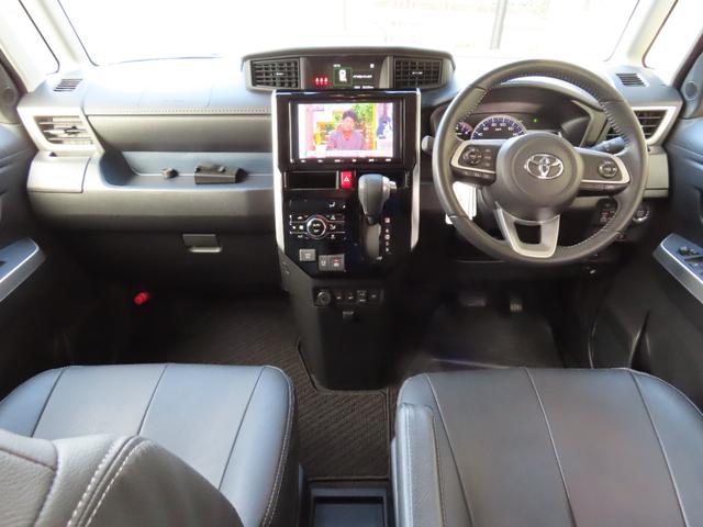 ルーミー カスタムG-T 女性1オーナーユーザー様買取禁煙車 スマアシ(予防安全機能) 純正9インチナビTV CD BT USB/HDMI パノラマビューM 純正12.1後席モニター シートヒーター ドラレコ インテリアイルミ(3枚目)