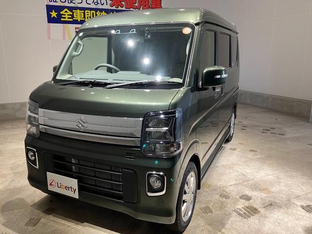 エブリイワゴン ＰＺターボ　フルフラット　Ｗエアバック　キーレススタートシステム　シートヒータ　フルオートエアコン　ＰＷ　盗難防止　ＥＳＣ　運転席エアバッグ　パワステ　ベンチシート　ＡＢＳ　ｉ－ｓｔｏｐ　ドラレコ　ナビ　Ｂカメ（9枚目）