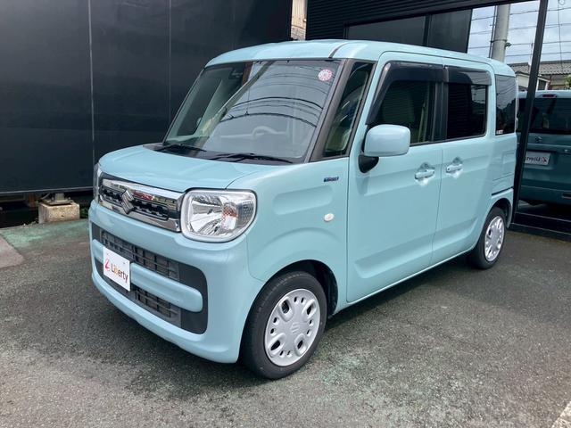 スペーシア ハイブリッドＸ　ナビ　両側電動スライドドア　衝突被害軽減ブレーキ　運転席＆助手席シートヒーター　スマートキー　電動格納式ミラー　アイドリングストップ　後席サンシェード　コーナーセンサー　アクセサリーソケット（8枚目）